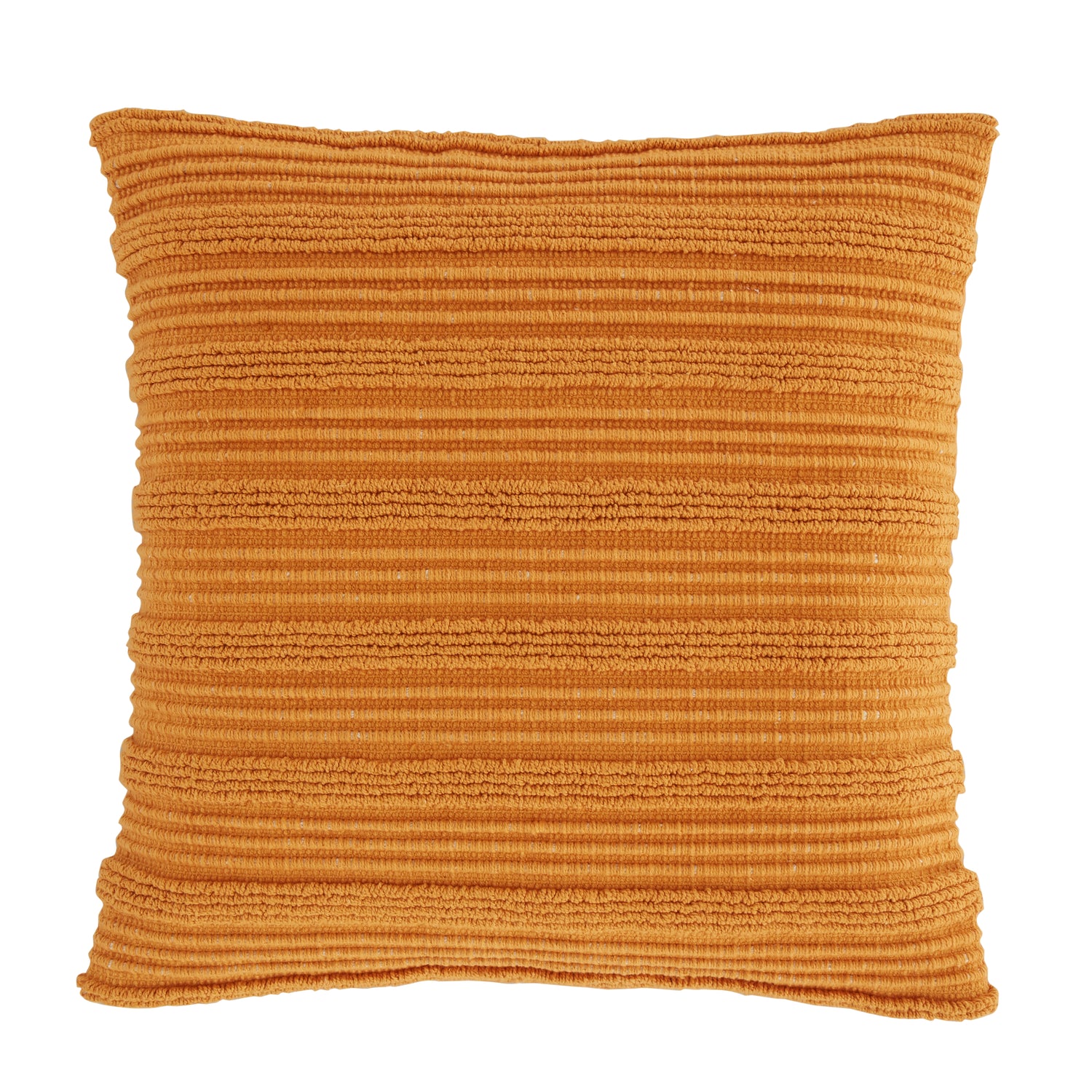 Pineapple Elephant Tufted Stripes Filled Cushion 45cm x 45cm Terracotta