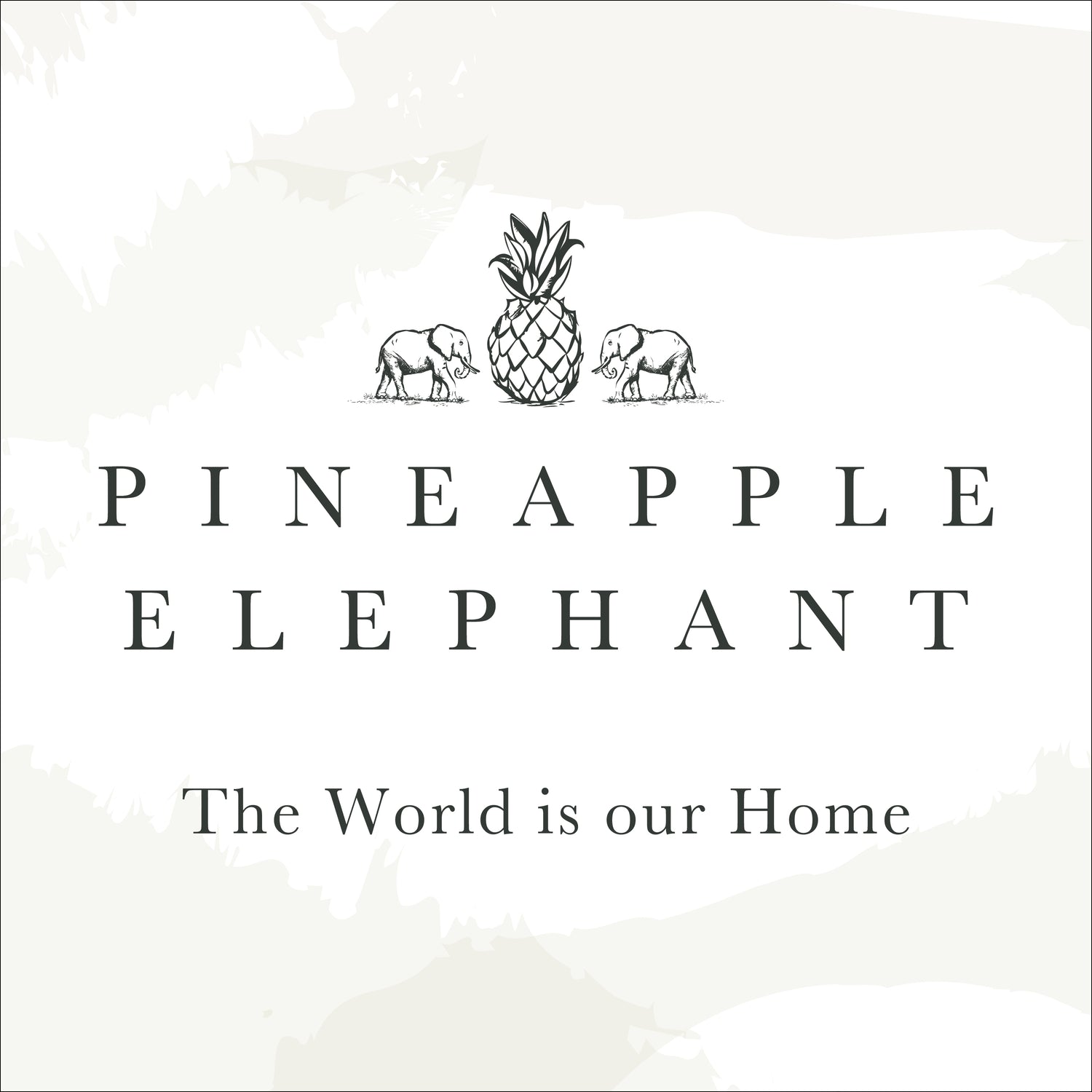 Pineapple Elephant Tufted Stripes Filled Cushion 45cm x 45cm Terracotta