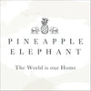 Pineapple Elephant Tufted Stripes Filled Cushion 45cm x 45cm Terracotta