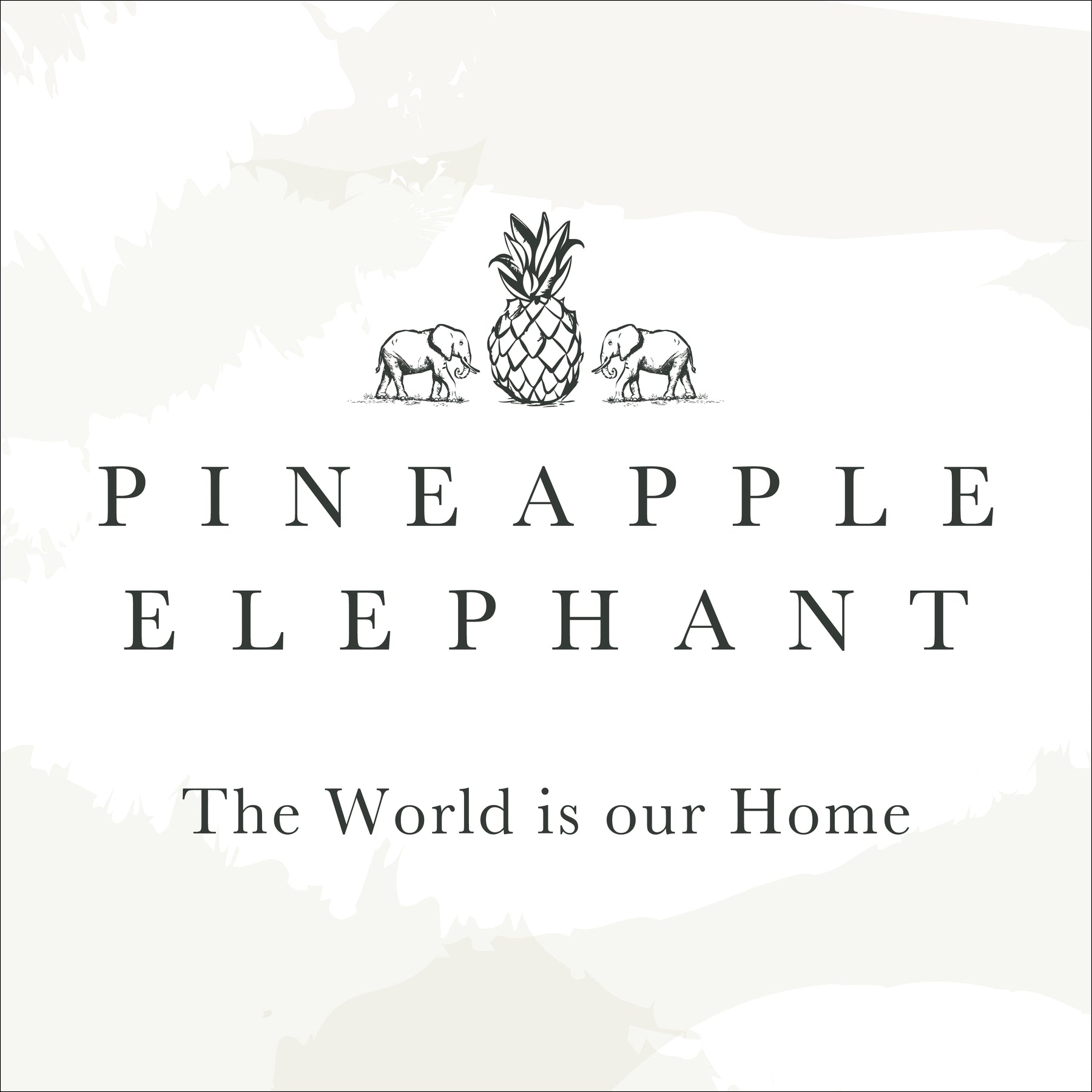 Pineapple Elephant Tufted Stripes Filled Cushion 45cm x 45cm Terracotta