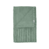 Catherine Lansfield Cosy Ribbed Soft Touch Velvet 130cm x 170cm Throw Green