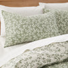 Bianca Shadow Leaves Duvet Cover Bedding Set Green