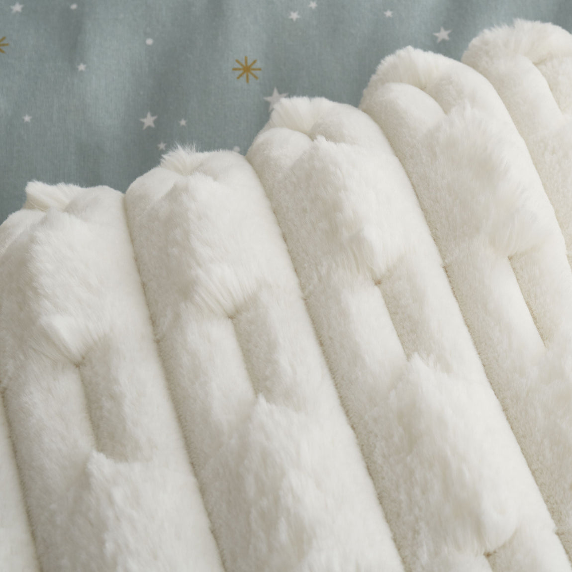 Bianca Carved Faux Fur 150x200cm Throw Cream