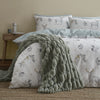 Bianca Carved Faux Fur 150x200cm Throw Sage