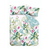 Catherine Lansfield Aruba Tropical Floral Duvet Cover Bedding Set Green