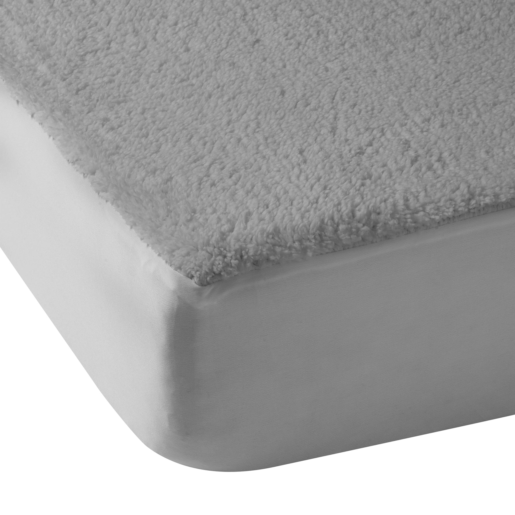 Catherine Lansfield Sherpa Underblanket Bed Linen Fitted Sheet Grey