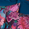 Bridgerton Kate Floral Velvet Duvet Cover Bedding Set Plum