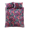 Bridgerton Kate Floral Velvet Duvet Cover Bedding Set Plum