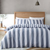 Catherine Lansfield Cove Stripe Duvet Cover Bedding Set Blue