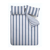 Catherine Lansfield Cove Stripe Duvet Cover Bedding Set Blue