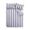Catherine Lansfield Cove Stripe Duvet Cover Bedding Set Blue