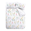 Catherine Lansfield Emilia Floral Duvet Cover Bedding Set White Green