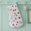 Catherine Lansfield Strawberry Garden Oven Glove Cream Red