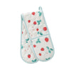 Catherine Lansfield Strawberry Garden Oven Glove Cream Red
