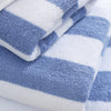 Bianca Reversible Stripe Jacquard Towels Blue
