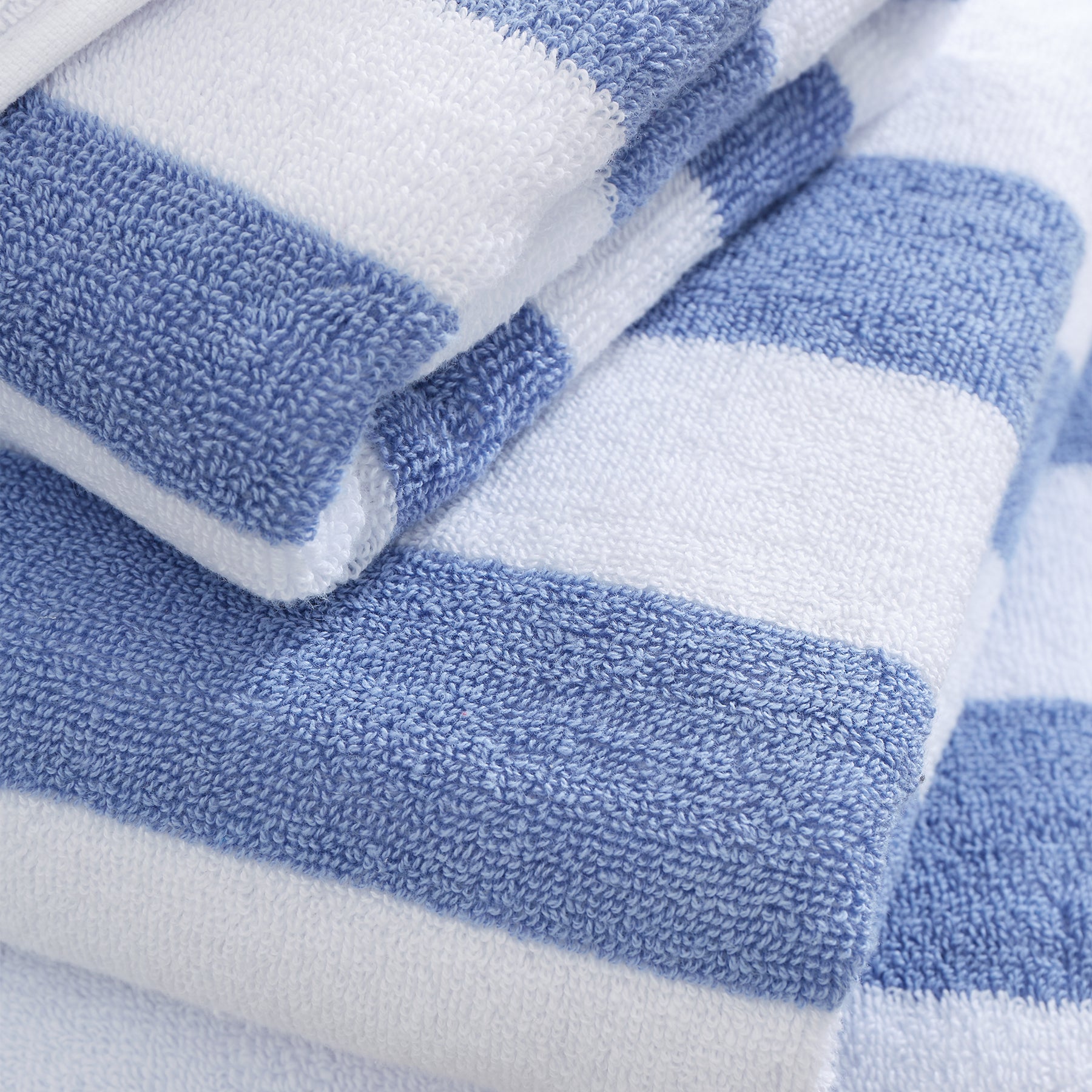 Bianca Reversible Stripe Jacquard Towels Blue