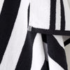 Bianca Reversible Stripe Jacquard Towels Black