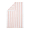 Bianca Reversible Stripe Jacquard Towels Blush