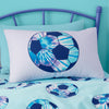 Catherine Lansfield Tie Dye Football Duvet Cover Bedding Set Lilac