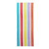 Catherine Lansfield Rainbow Stripe 78cm x 200cm Sun Lounger Towel Bright