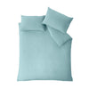 Catherine Lansfield So Soft Easy Iron Duvet Cover Bedding Set Duckegg Blue