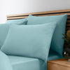 Catherine Lansfield So Soft Easy Iron Four Pack of Housewife Pillowcases Duckegg Blue