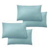 Catherine Lansfield So Soft Easy Iron Four Pack of Housewife Pillowcases Duckegg Blue
