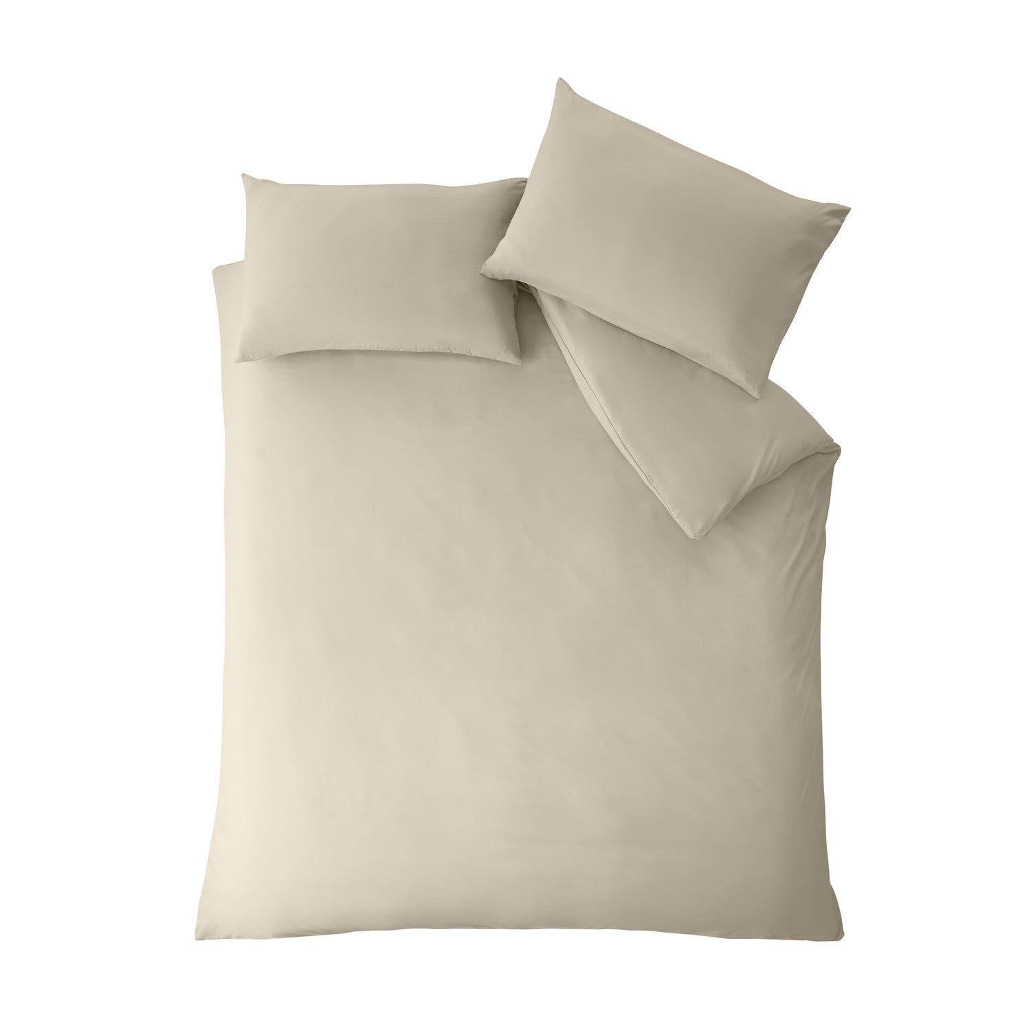 Catherine Lansfield So Soft Easy Iron Duvet Cover Bedding Set Natural