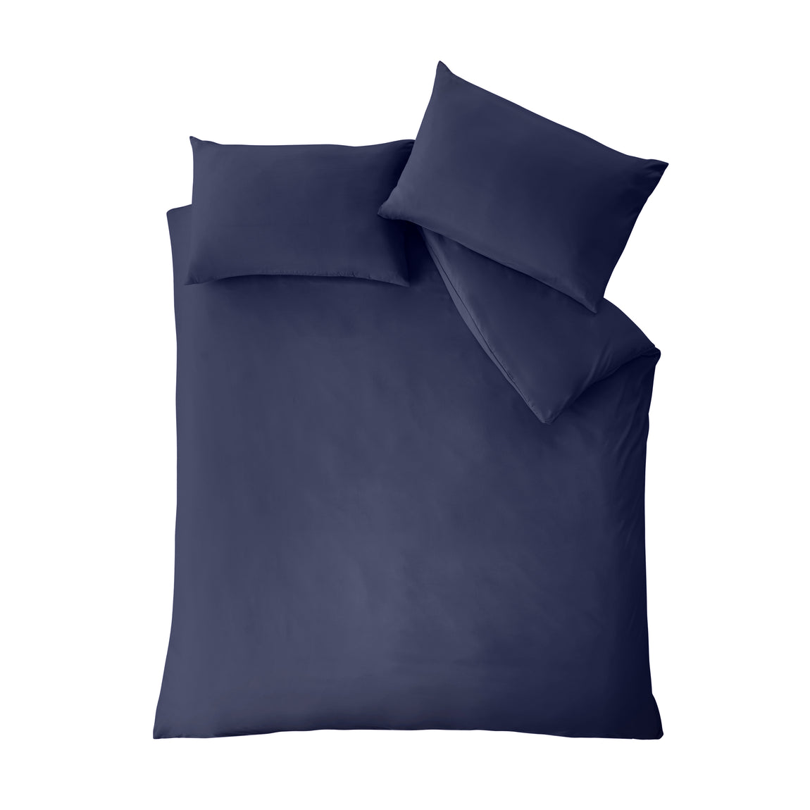 Catherine Lansfield So Soft Easy Iron Duvet Cover Bedding Set Navy Blue