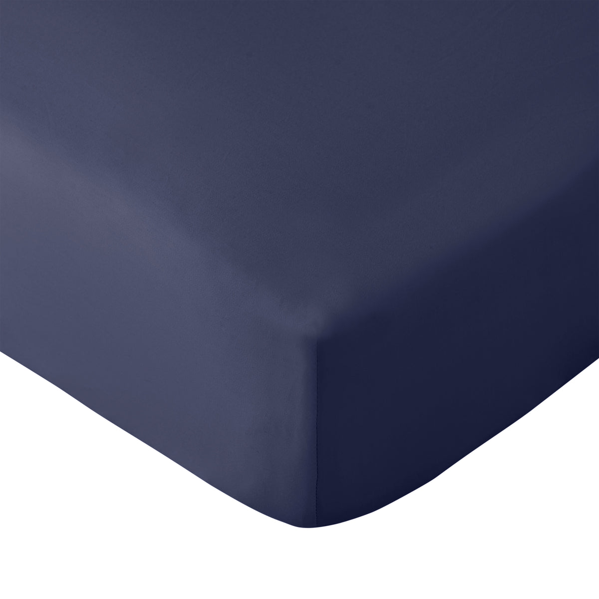 Catherine Lansfield So Soft Easy Iron Bed Linen Fitted Sheet Navy Blue
