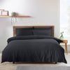 Catherine Lansfield So Soft Non Iron Duvet Cover Bedding Set Black