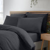 Catherine Lansfield So Soft Non Iron Duvet Cover Bedding Set Black