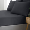 Catherine Lansfield So Soft Non Iron Bed Linen Fitted Sheet Black