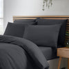 Catherine Lansfield So Soft Non Iron 4 Pack of Housewife Pillowcases Black