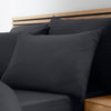 Catherine Lansfield So Soft Non Iron 4 Pack of Housewife Pillowcases Black
