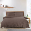 Catherine Lansfield So Soft Non Iron Duvet Cover Bedding Set Chocolate