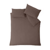 Catherine Lansfield So Soft Non Iron Duvet Cover Bedding Set Chocolate