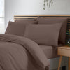 Catherine Lansfield So Soft Non Iron 4 Pack of Housewife Pillowcases Chocolate