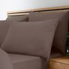 Catherine Lansfield So Soft Non Iron 4 Pack of Housewife Pillowcases Chocolate