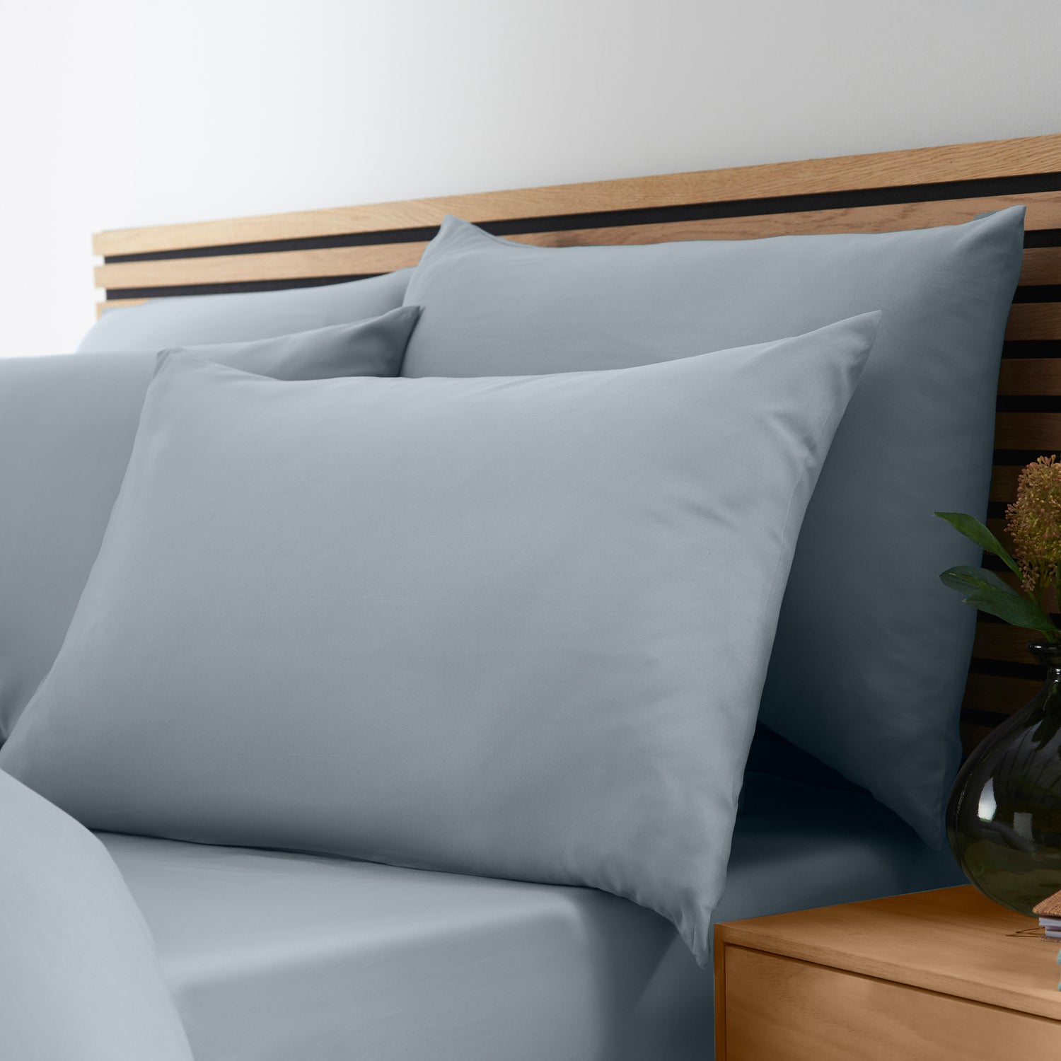 Catherine Lansfield So Soft Non-Iron Duvet Cover Bedding Set Slate