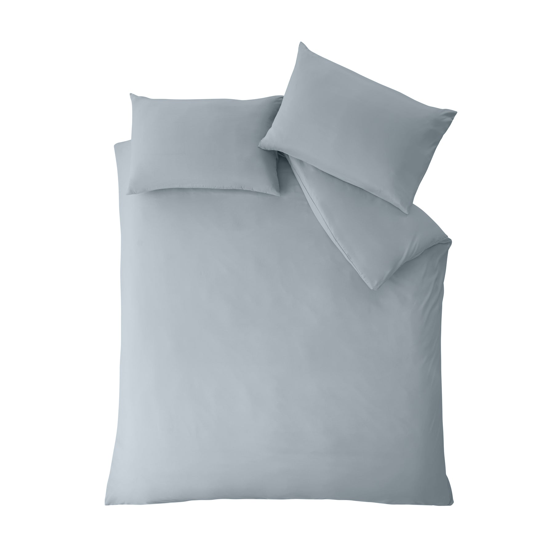 Catherine Lansfield So Soft Non-Iron Duvet Cover Bedding Set Slate