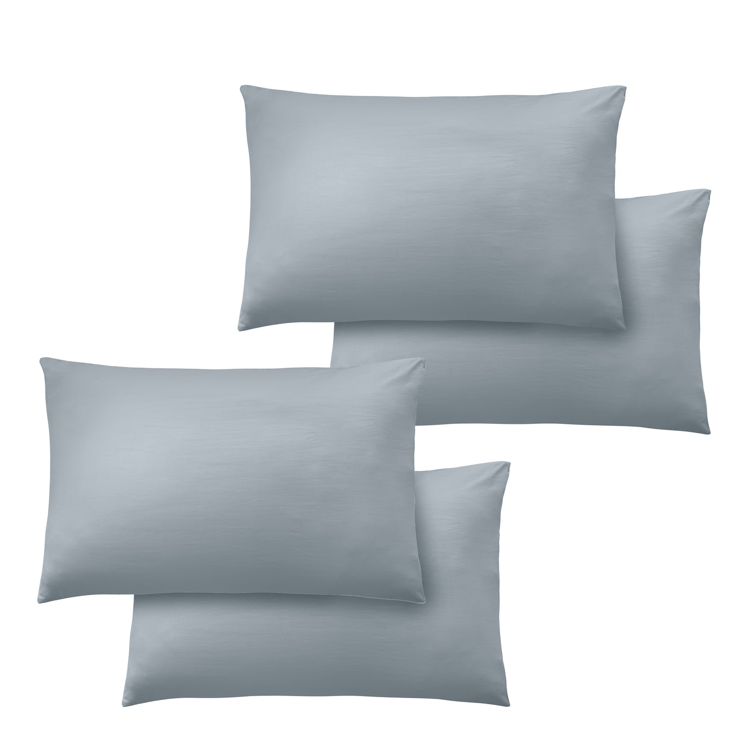 Catherine Lansfield So Soft Non-Iron Four Housewife Pillowcases Slate