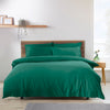 Catherine Lansfield So Soft Non-Iron Duvet Cover Bedding Set Green