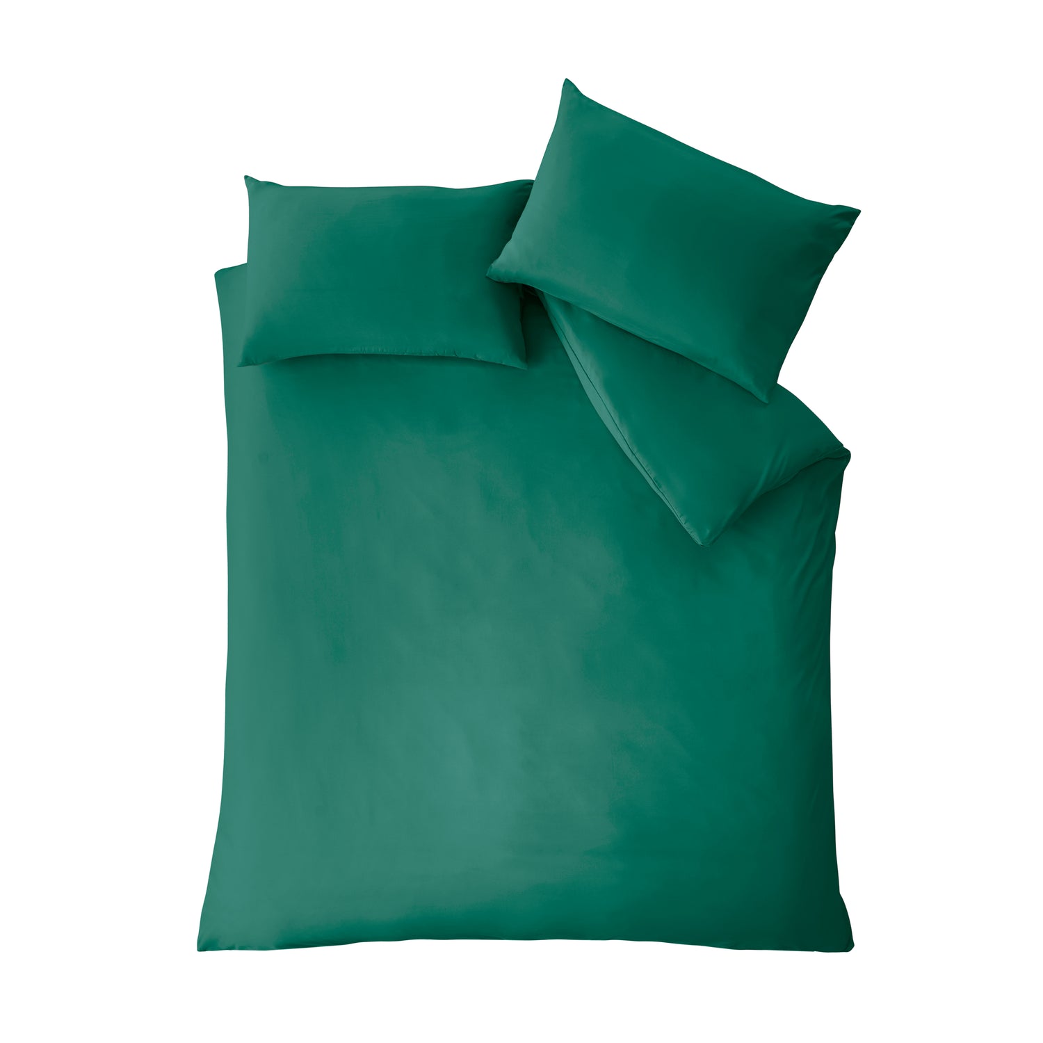 Catherine Lansfield So Soft Non-Iron Duvet Cover Bedding Set Green