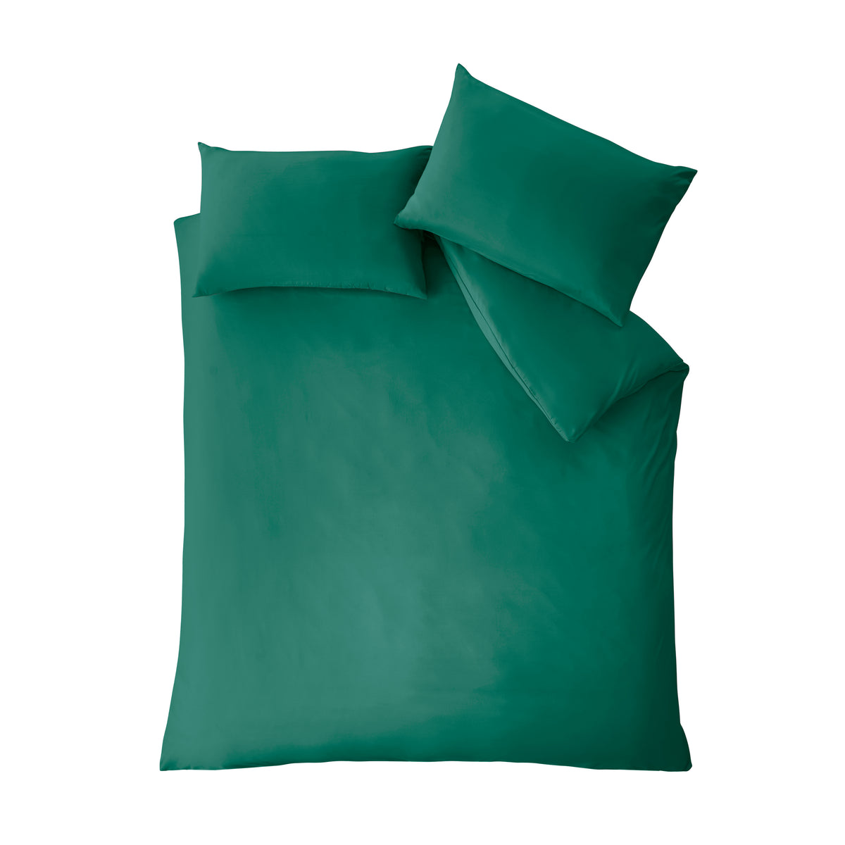 Catherine Lansfield So Soft Non-Iron Duvet Cover Bedding Set Teal Green