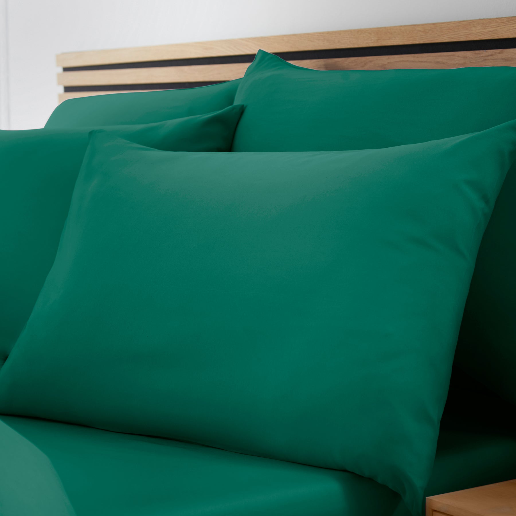 Catherine Lansfield So Soft Non-Iron Four Housewife Pillowcases Teal Green