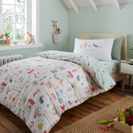 The Royal Horticultural Society My Allotment Bedding Set Natural