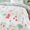 The Royal Horticultural Society My Allotment Bedding Set Natural