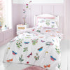 The Royal Horticultural Society Butterfly Garden Bedding Set Pink