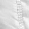Bianca Oxford Lace Trim Duvet Cover Bedding Set White